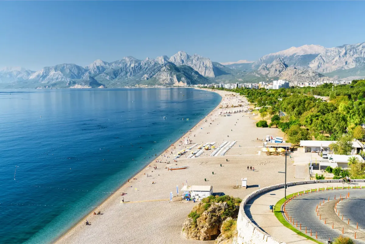 Konyaalti Beach: Sun, Sea, and Mountains