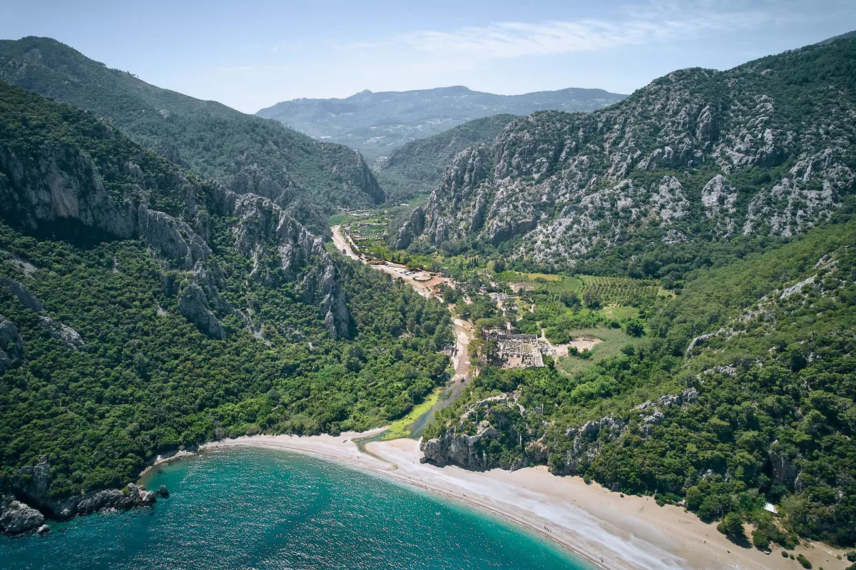 Olympos: Ancient Ruins in a Lush Valley